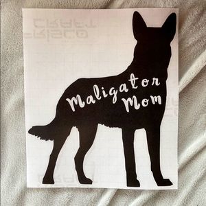Malinois Car Decal